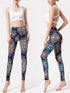 Printed High Waist Active Leggings - Odaingerous